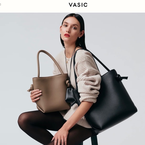 Vasic Fern Green Leather Shoulder Bag New - Picture 6 of 12